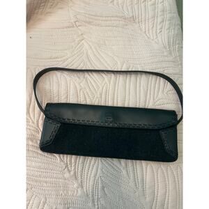City DYNK Wool/Leather Purse Over Shoulder Flat & Long